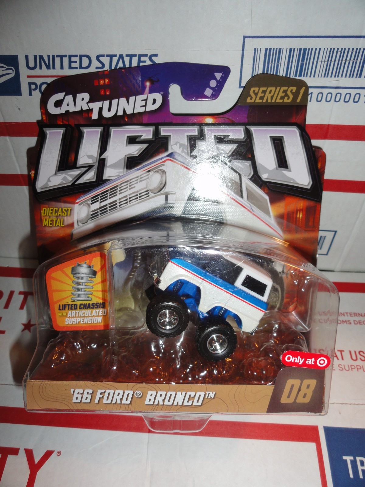 MGA CARTUNED 2026 LIFTED 66 FORD BRONCO SERIES 1 TARGET EXCLUSIVE