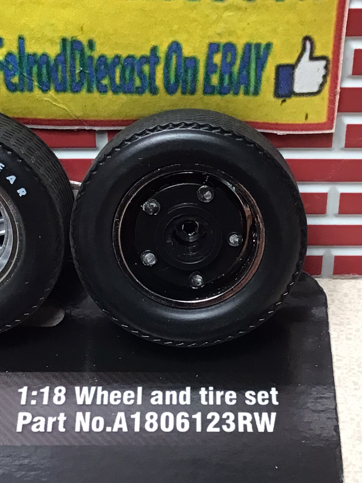 1/18 ACME Mopar Rally Wheel and Tire Set A1806123RW Brand New In Stock