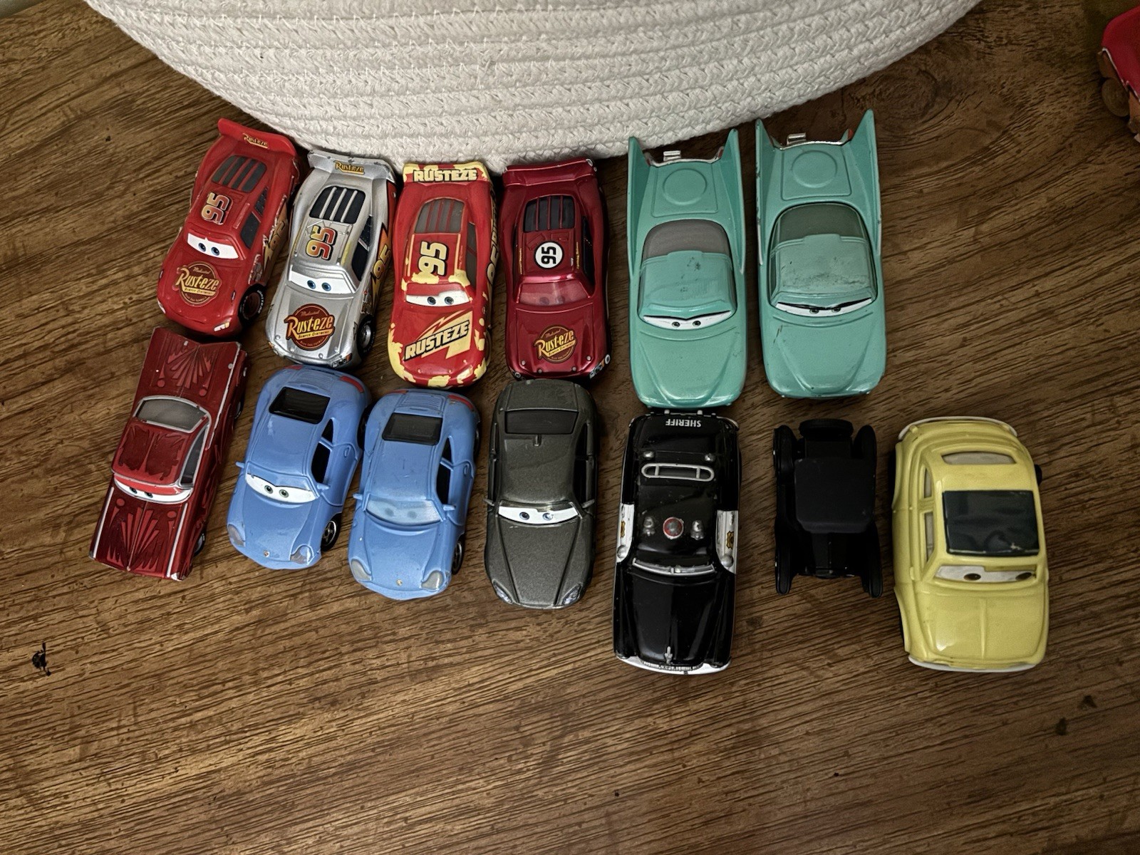 Lot of 12 Disney/Pixar Cars Movie Toy Vehicles Die-Cast and Plastic