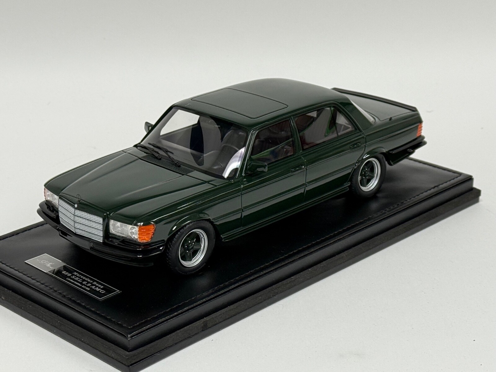 1/18 Ivy Models Mercedes Benz 450 SEL AMG 1972 W116 in Green Leather LAST ONE