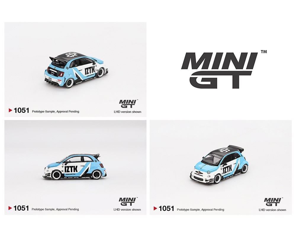 Mini GT Abarth 595 LB-WORKS x Abas Works IZTK #1051 1/64