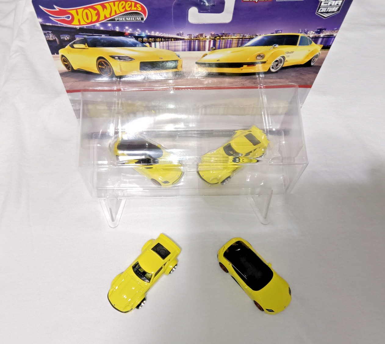 1:64 HOT WHEELS CAR CULTURE 2 PACK NISSAN Z PROTO & NISSAN FAIRLADY Z SEALED NEW