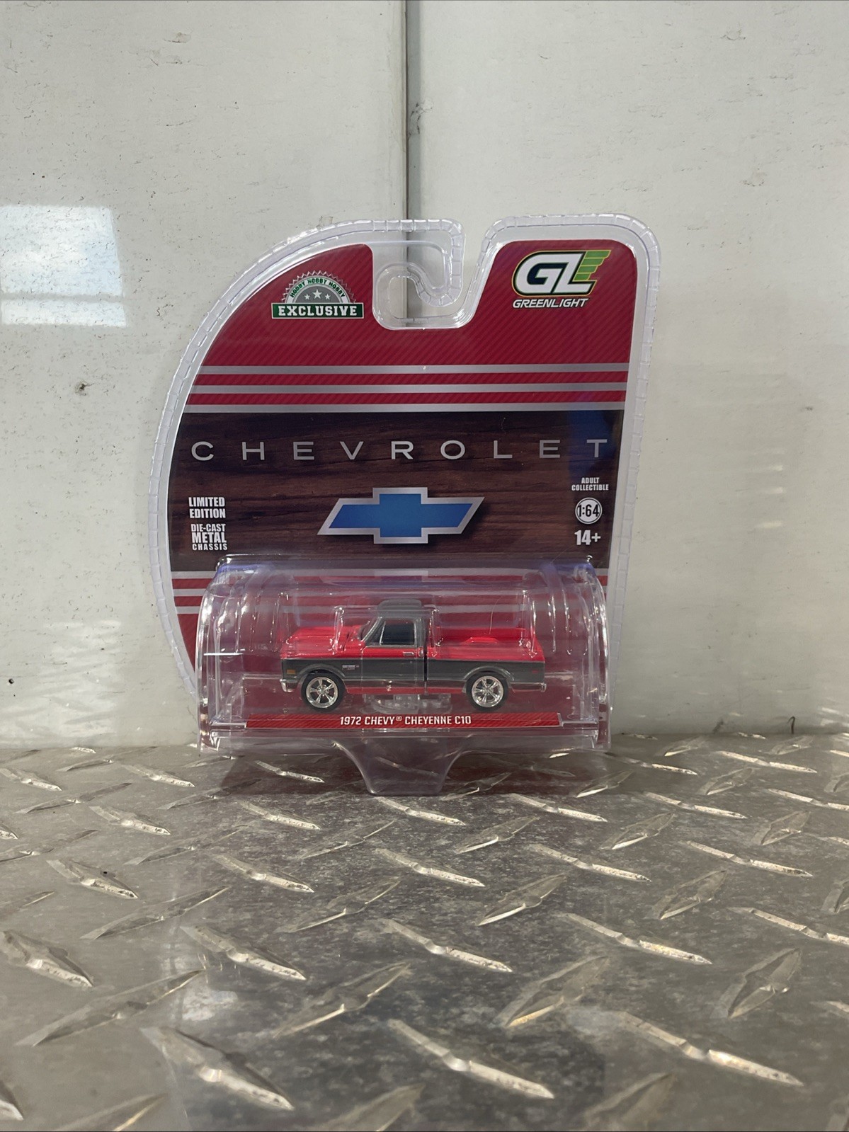 Greenlight Hobby Exclusive 1:64 – 1972 Chevrolet Cheyenne C10 Ruby Red