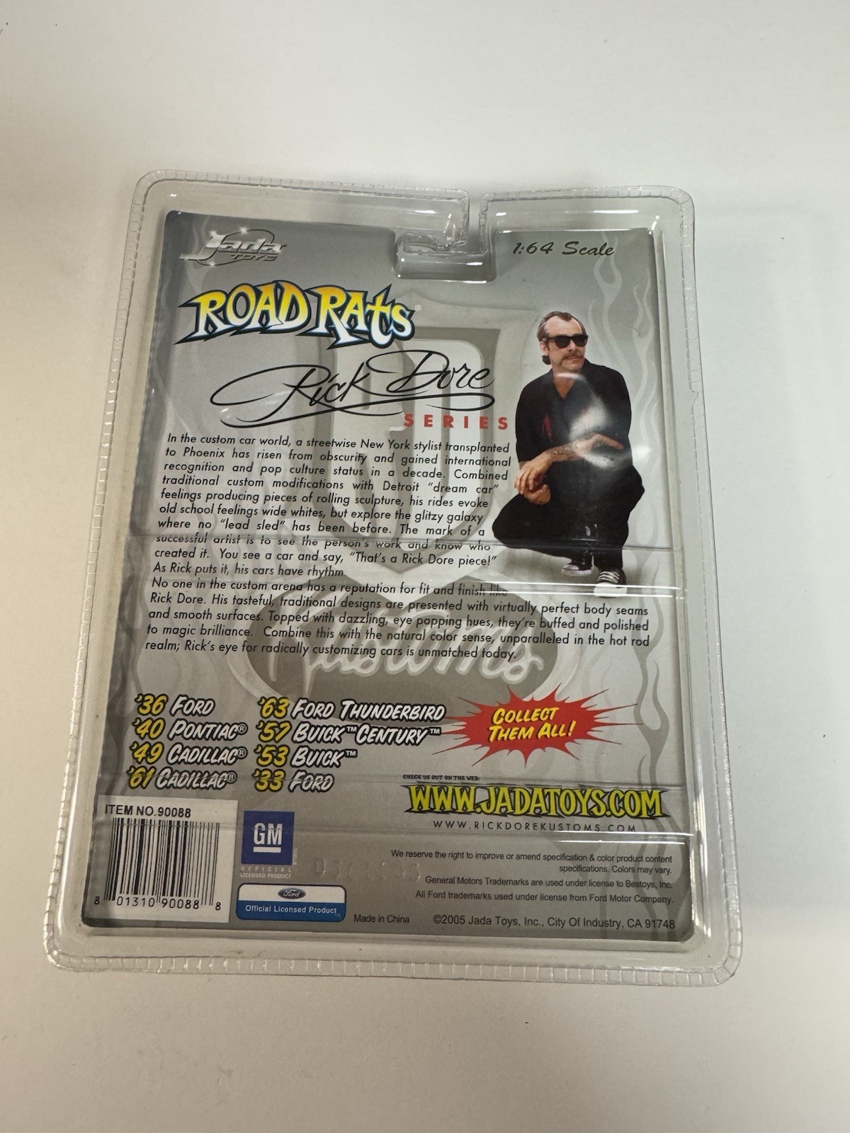 Jada 63 1963 Ford Thunderbird Rick Dore Kustoms Road Rats Hot Rod Car Oran RARE
