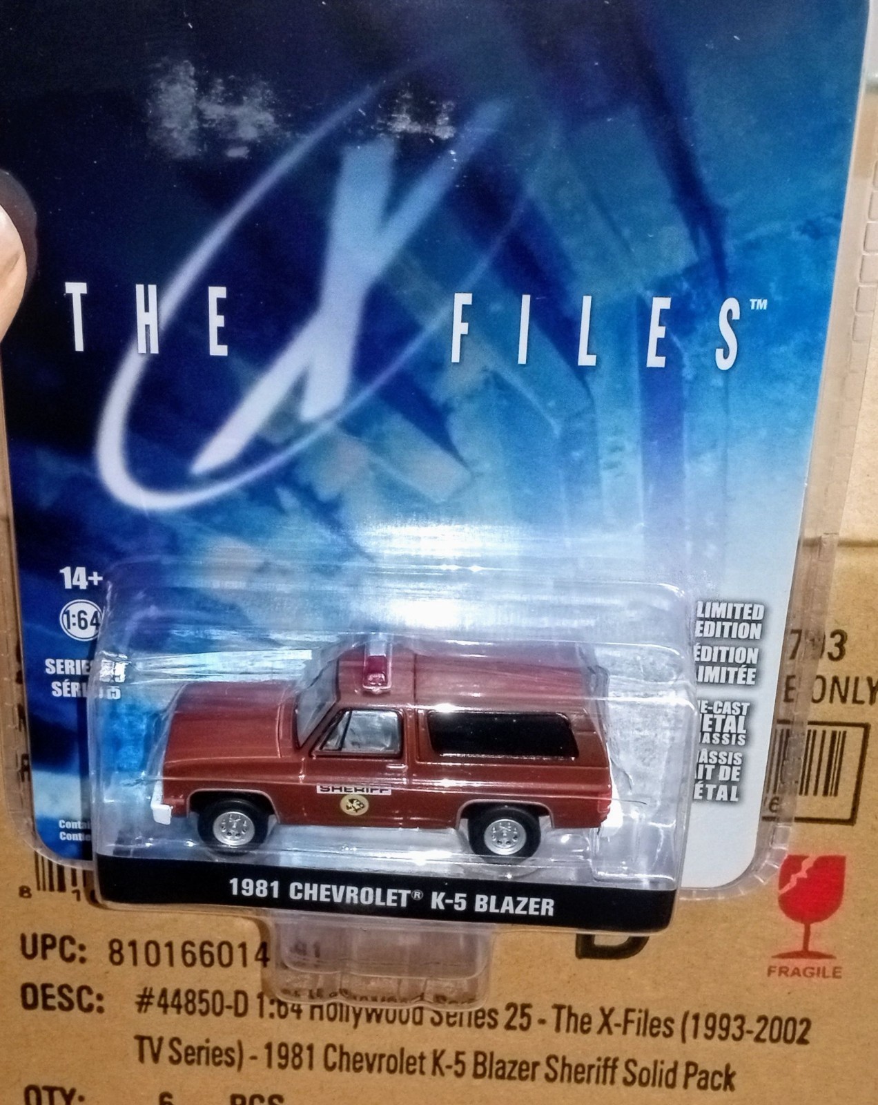 Greenlight Hollywood 1:64 “The X-Files” 1981 Chevrolet K-5 Blazer Series 25