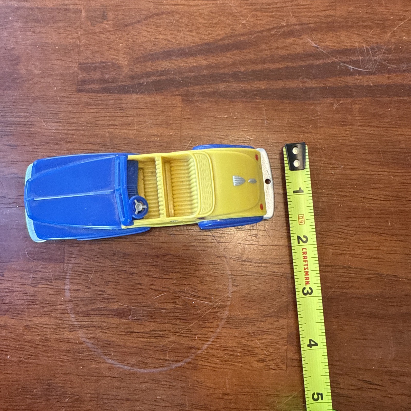 Dime store Dreams 2000 Blue And Yellow Plastic Car