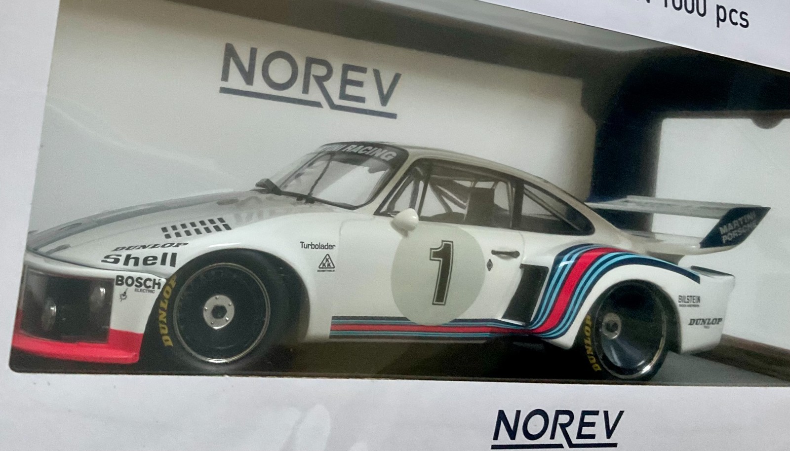 1/18 NOREV PORSCHE 935 MARTINI & ROSSI LIMITED EDITION 1000 PCS