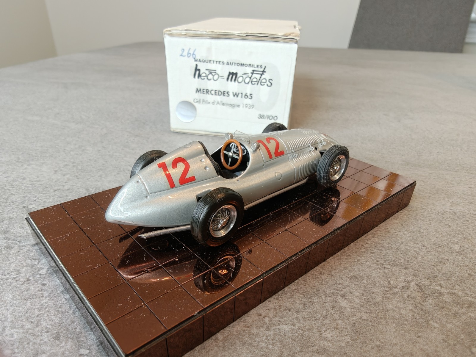 Heco Mercedes-Benz W165 #12 Grand Prix Germany 1939 1:43 Handmade