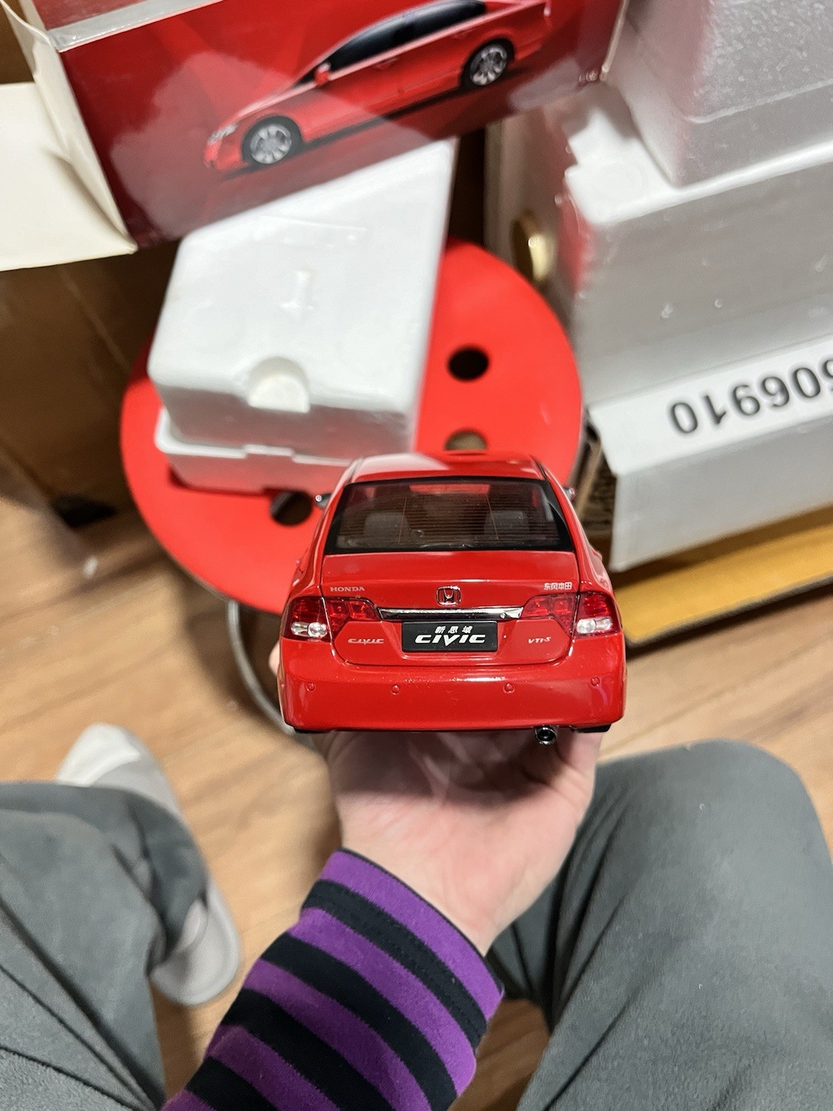 1:18 Scale 2009~2011 Honda Civic Rallye Red Diecast Model Car
