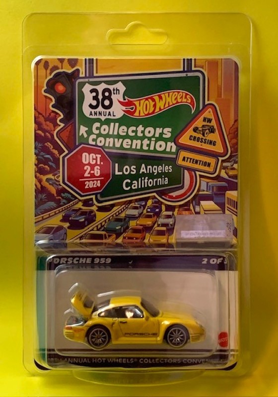 2024 38th Hot Wheels Collectors Convention Porsche 959, 02024/06200, Unique # :)