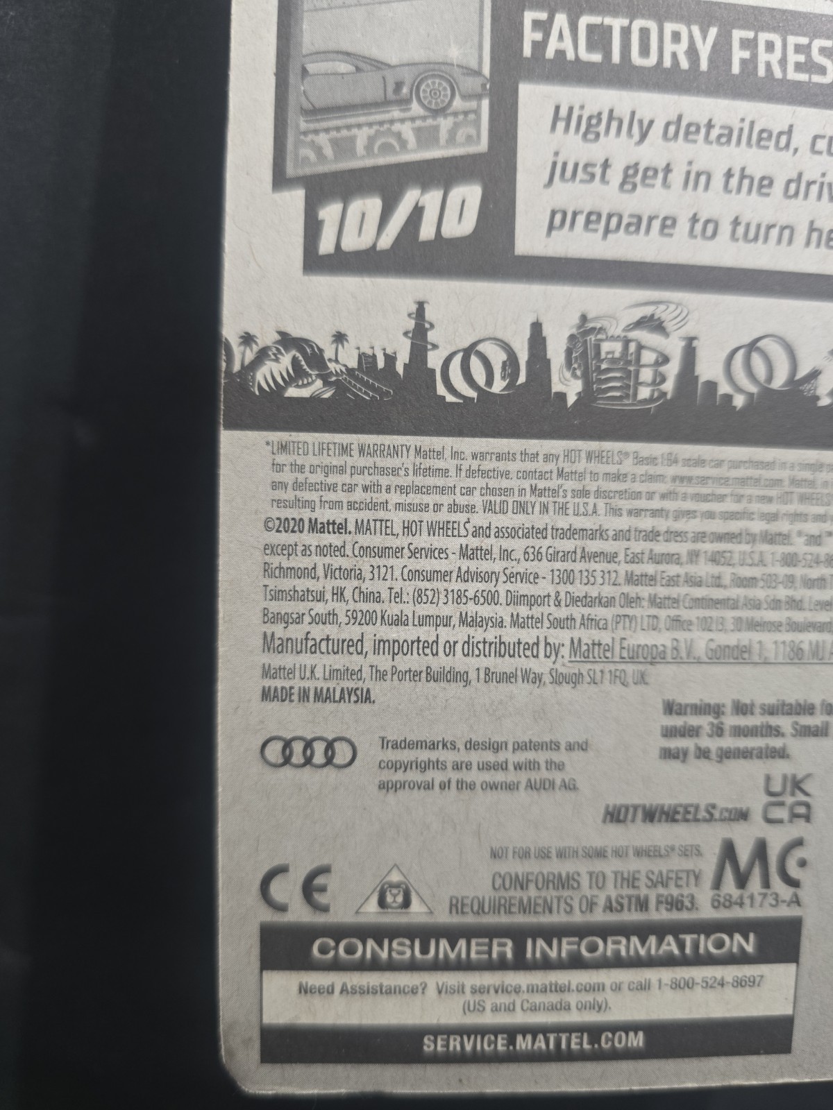 Hot Wheels Factory Fresh ’94 Audi Avant RS2 10/10 2020