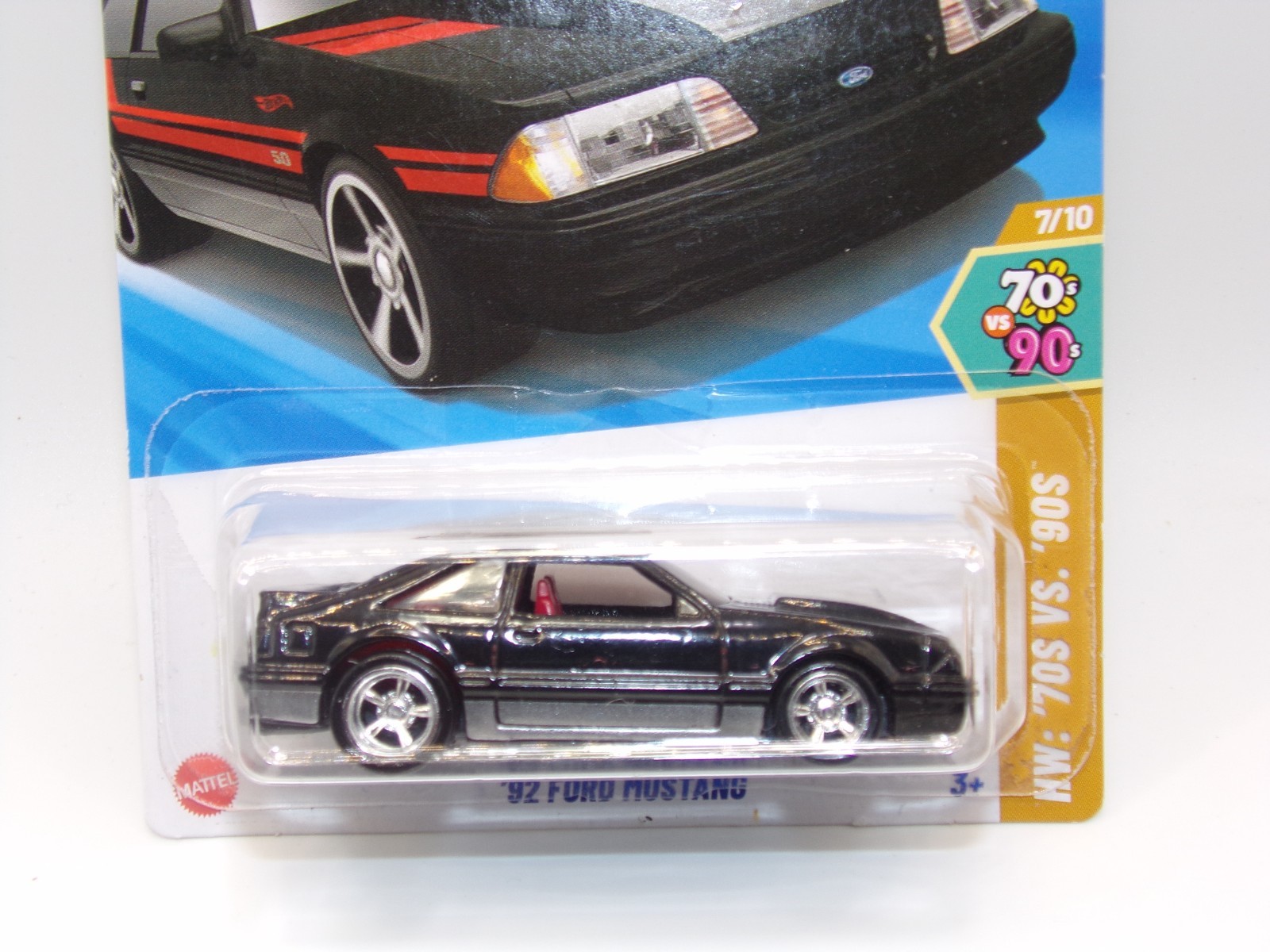 Hot Wheels 92 FORD MUSTANG CUSTOM Super Real Riders Wheel Swap