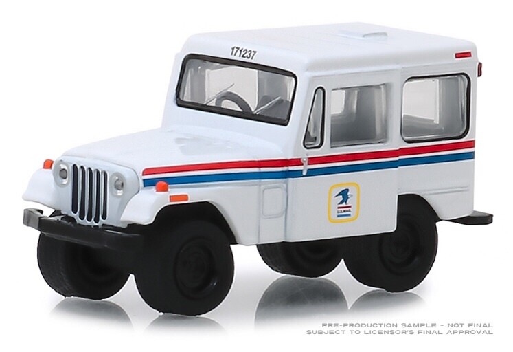 GREENLIGHT 1971 JEEP DJ-5 UNITED STATES POSTAL SERVICE USPS 1/64 WHITE 29997