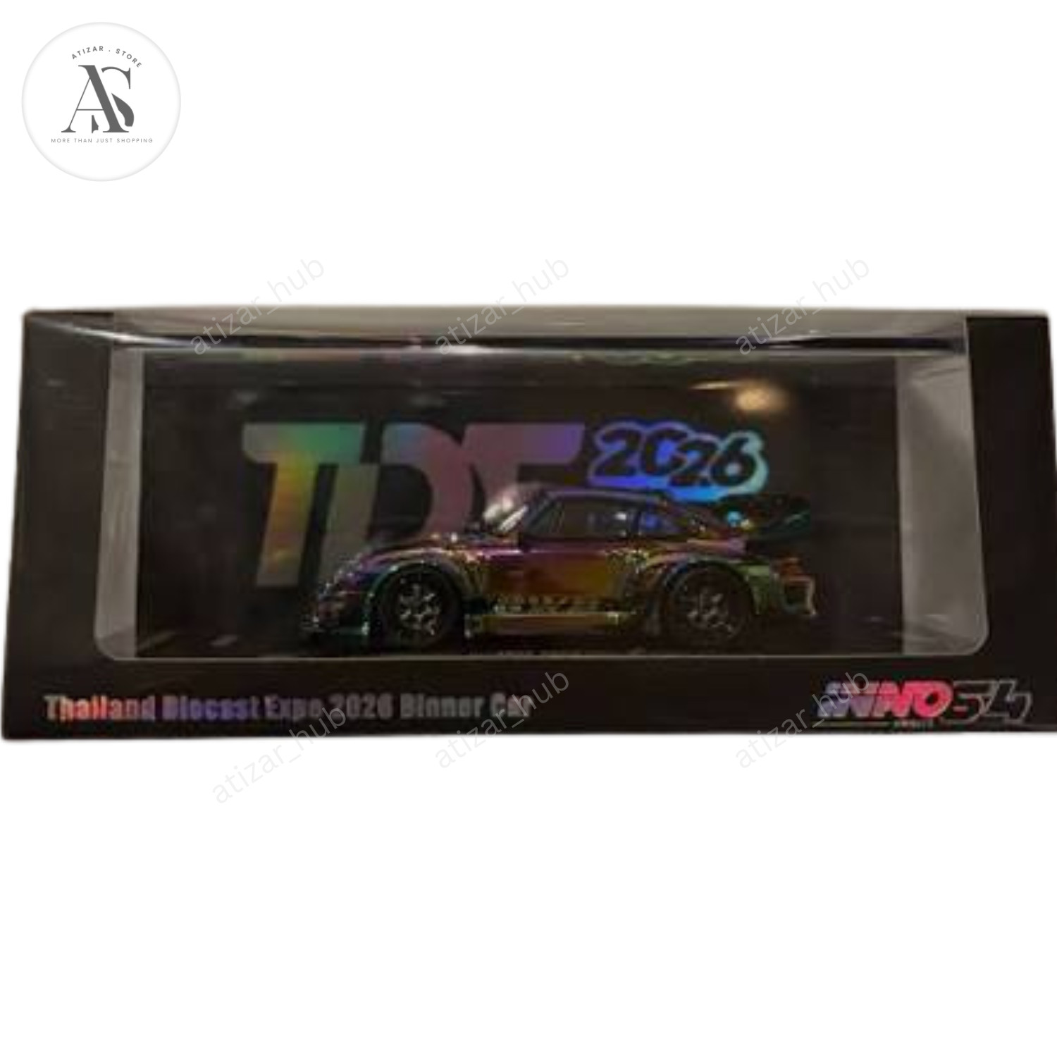INNO64 RWB Porsche 993 Chrome Rainbow Thailand Diecast Expo Dinner 2026 1:64