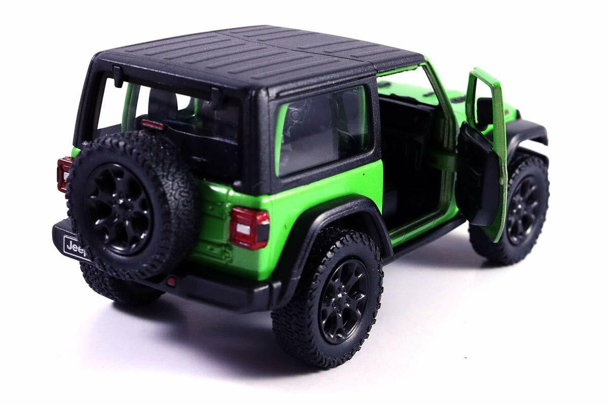 Jeep Wrangler Rubicon 4×4, Kinsmart, 6 colors, Diecast Toy Car, 5”, 1:34 scale