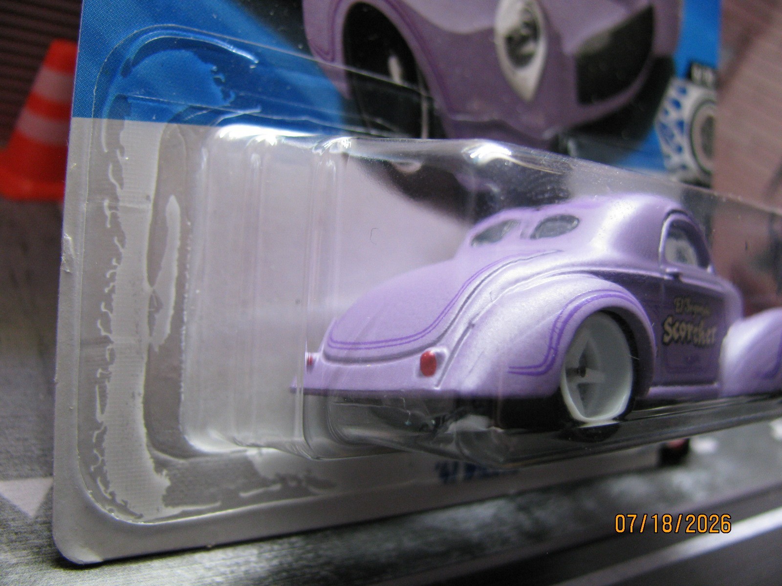 2026 Hot Wheels Purplish ’41 Willys Rod Squad 153/250, w/Real Riders Wheel Swap