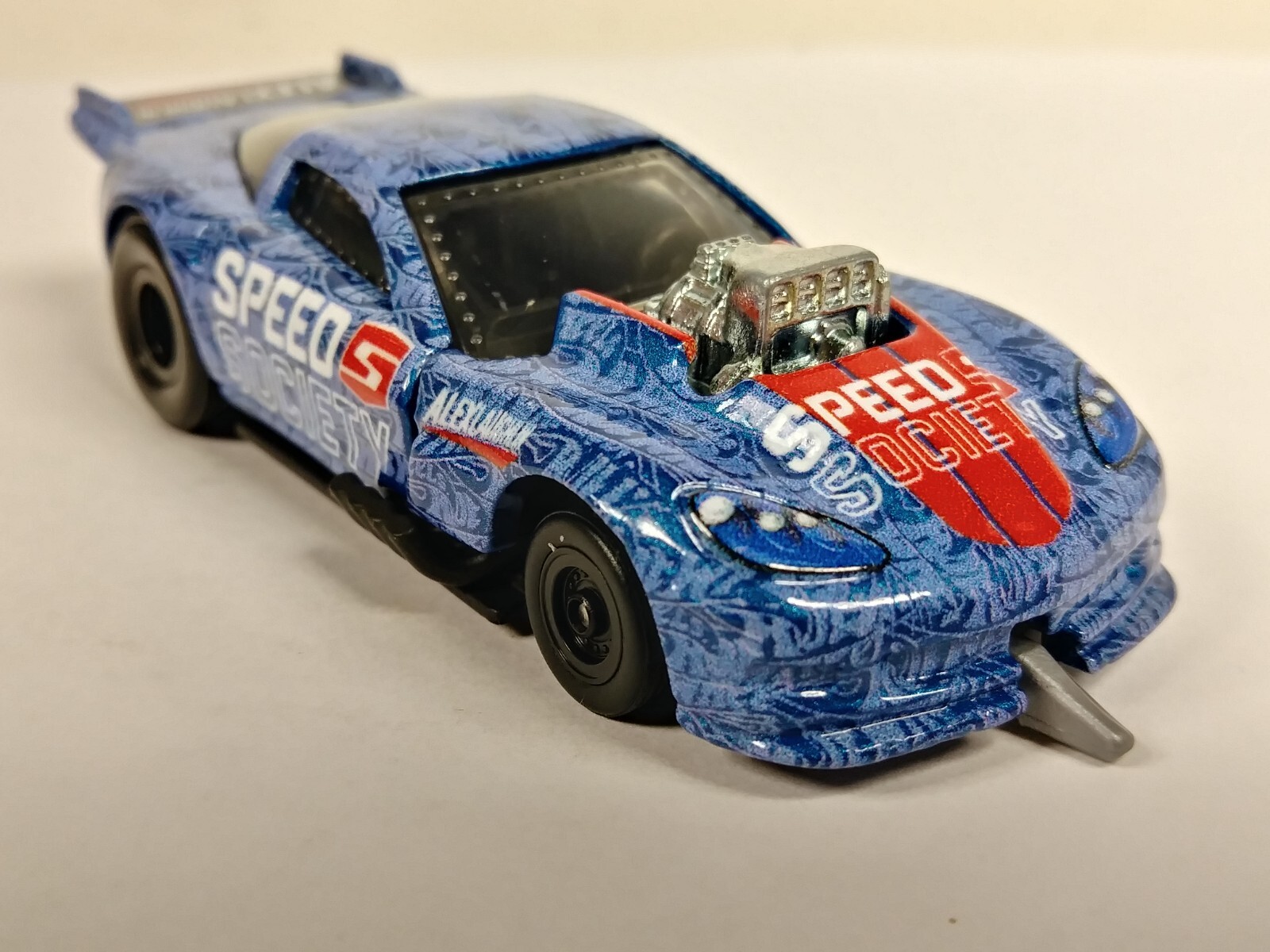 ’12 Corvette Z06 Drag Racer Hot Wheels 2022 Boulevard Blue RRDragD 1:64 Loose
