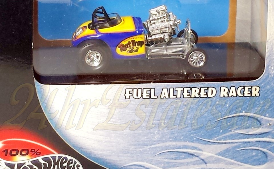 100% DETAIL Fuel Altered Drag Racer 60s RAT TRAP Hot Wheels Black Box ☑️ITOUT!