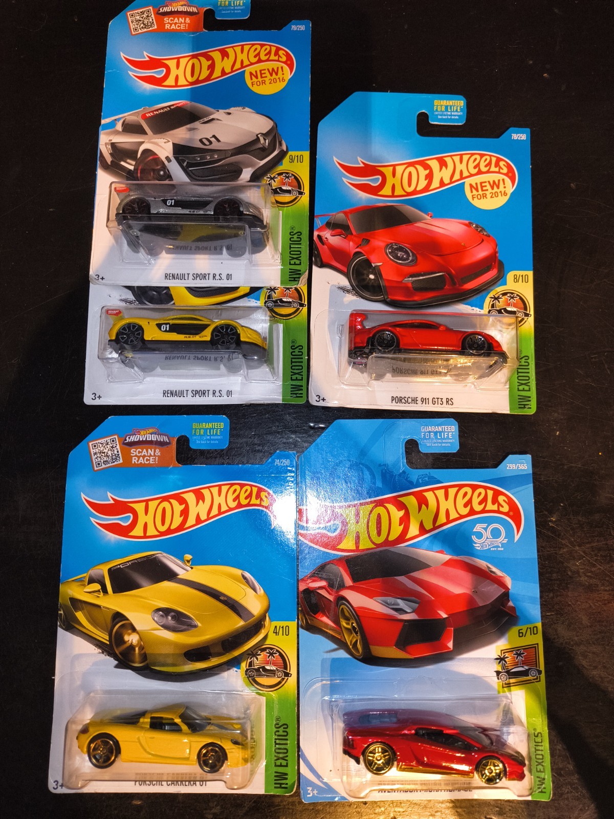 Hot Wheels Exotics Lot Of 5
