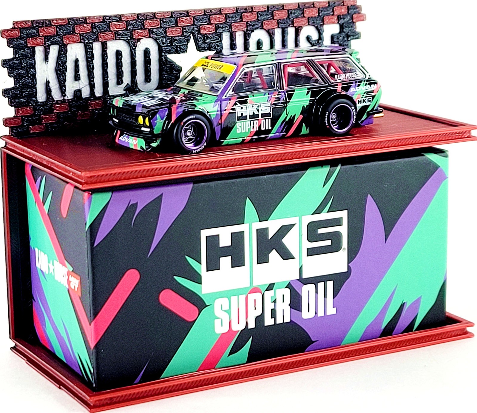 Kaido House x Mini GT Display Stand Case 👆 YOU PICK 👆 Style & Color 🟥🟦⬜⬛🟧