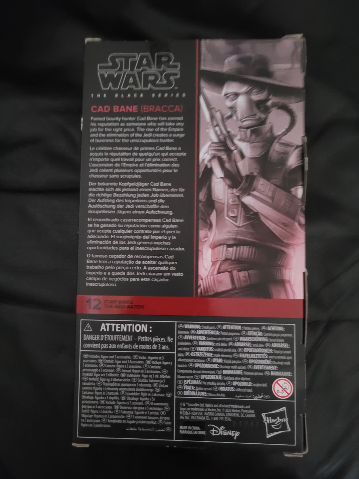 Star Wars Black Series Lot of 5 CAD BANE BO KATAN ARMORER MOFF GIDEON PAZ VIZLA
