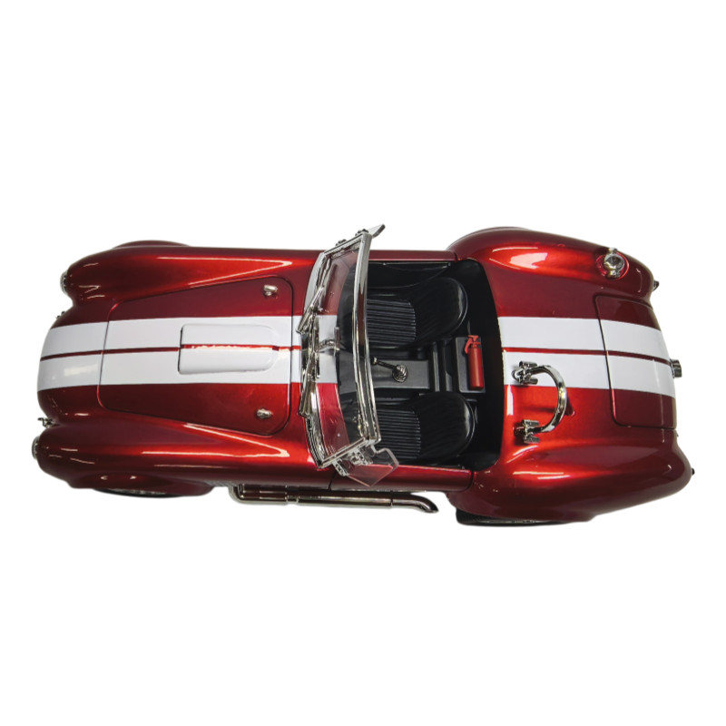 1:24 Ford Shelby Cobra 427 S/C Diecast-Light Sound Vintage Charm for Collectors