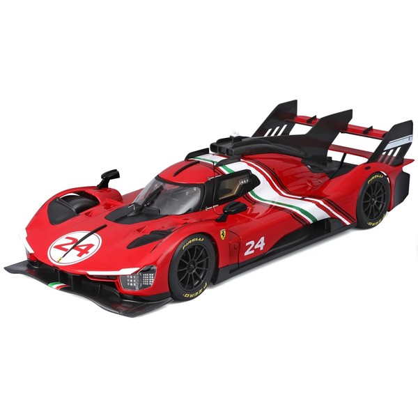 Bburago 1:18 Ferrari 499P Modificata #24 Red Model Car