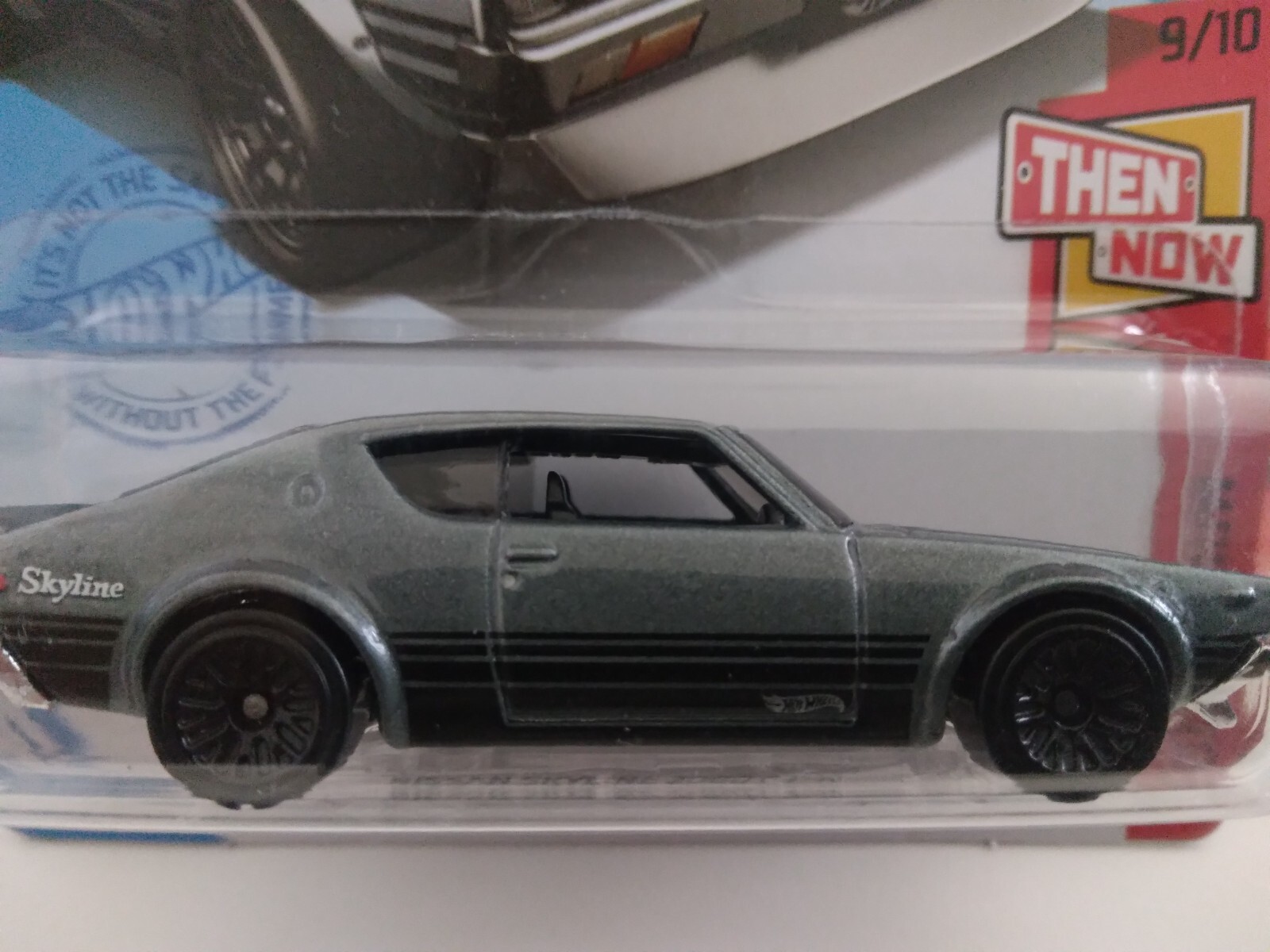HOT WHEELS 2021-180 THEN and NOW NISSAN SKYLINE 2000 GT-R 9/10 GRAY LW