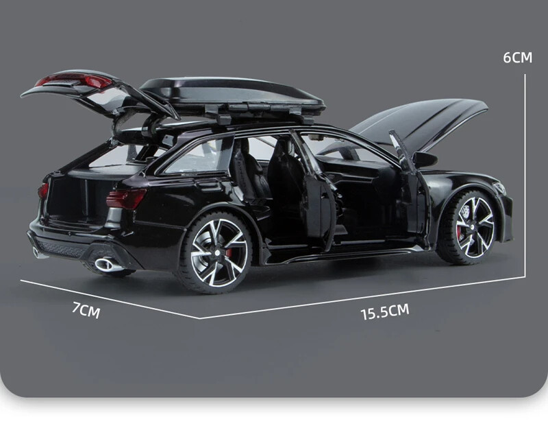 1:32 Audi RS6 Avant Alloy Station Wagon Model Sports Toy Car