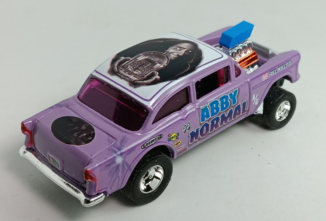 Custom, Hot Wheels ’55 CHEVY BEL AIR GASSER, “ABBY NORMAL”