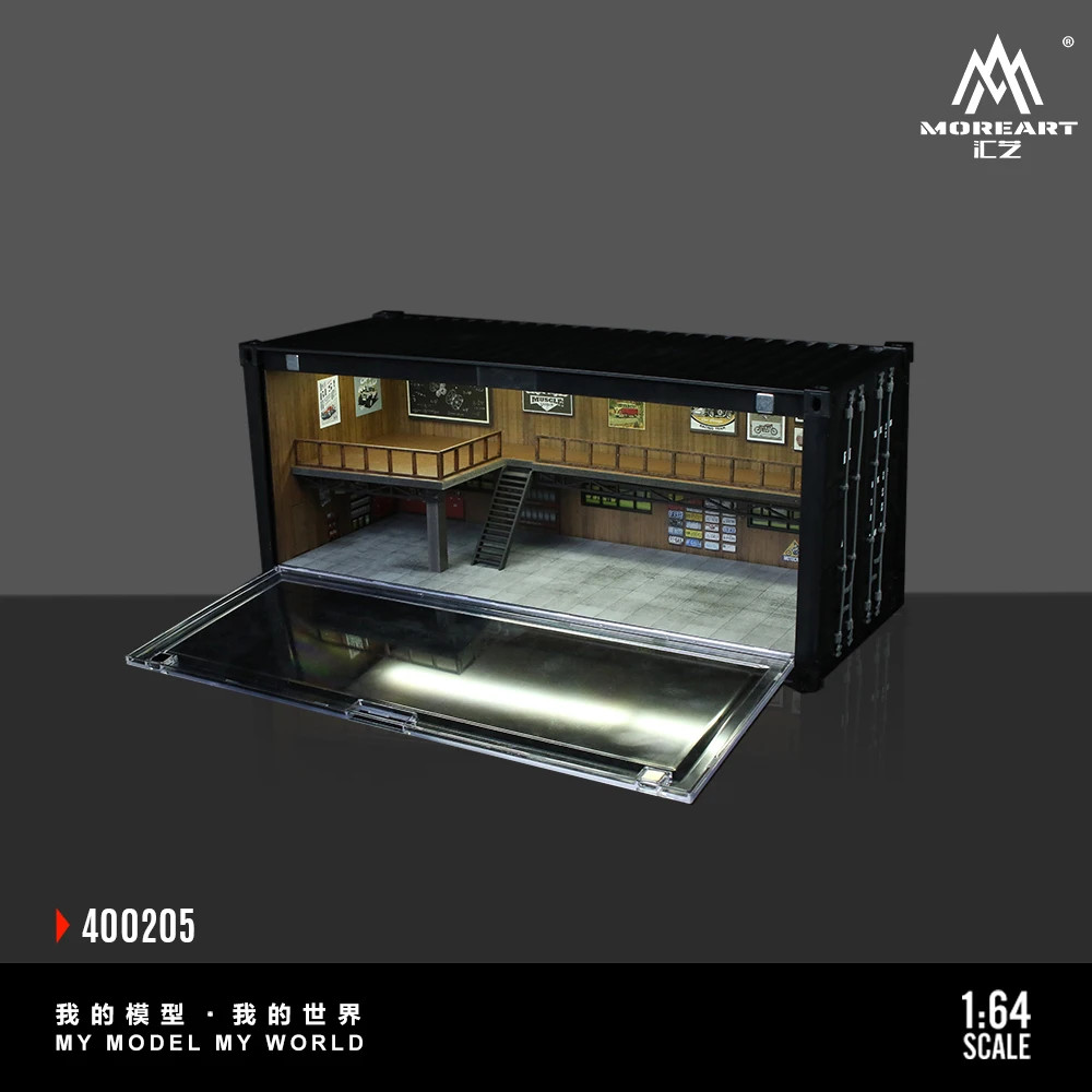 More Art 1:6 Container Repair Shop Lighting Diorama, Light Version Diorama for D