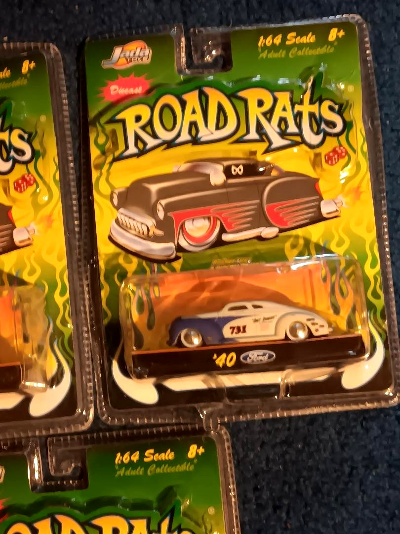 Road Rats diecast 51′ Merc, 32′ & 40′ Fords