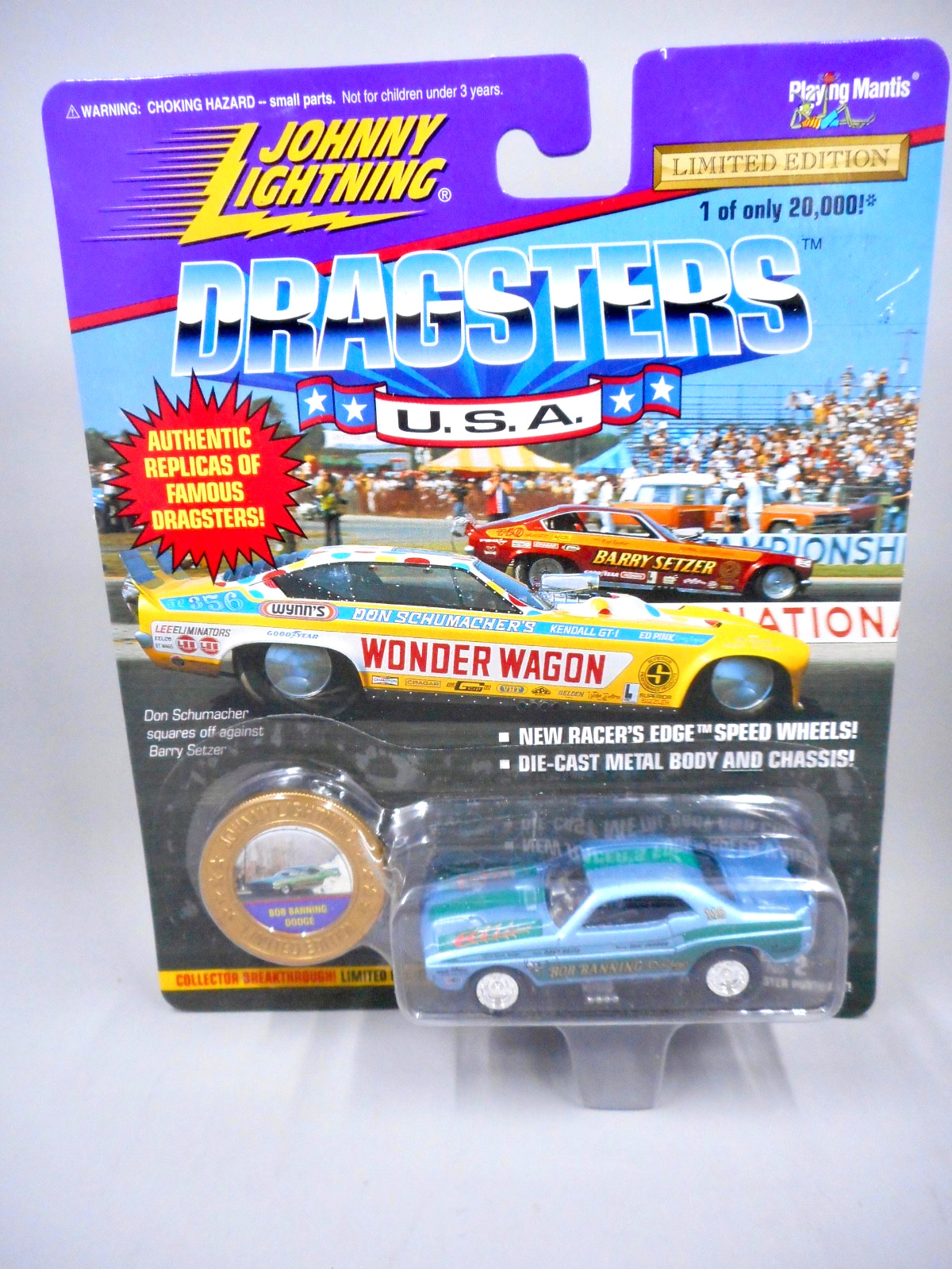Johnny Lightning Dragsters USA -1971 Bob Banning Limited Edition