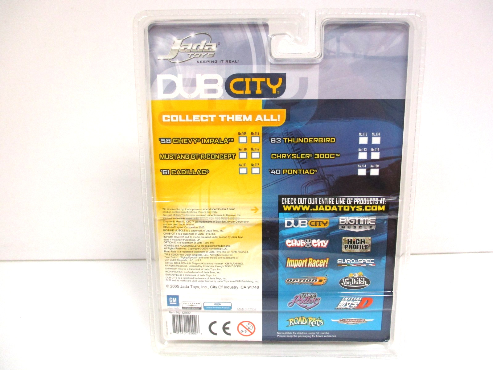 JADA – DUB CITY – KUSTOMS – 2005 / 2006 CHRYSLER 300C – 1/64 DIECAST