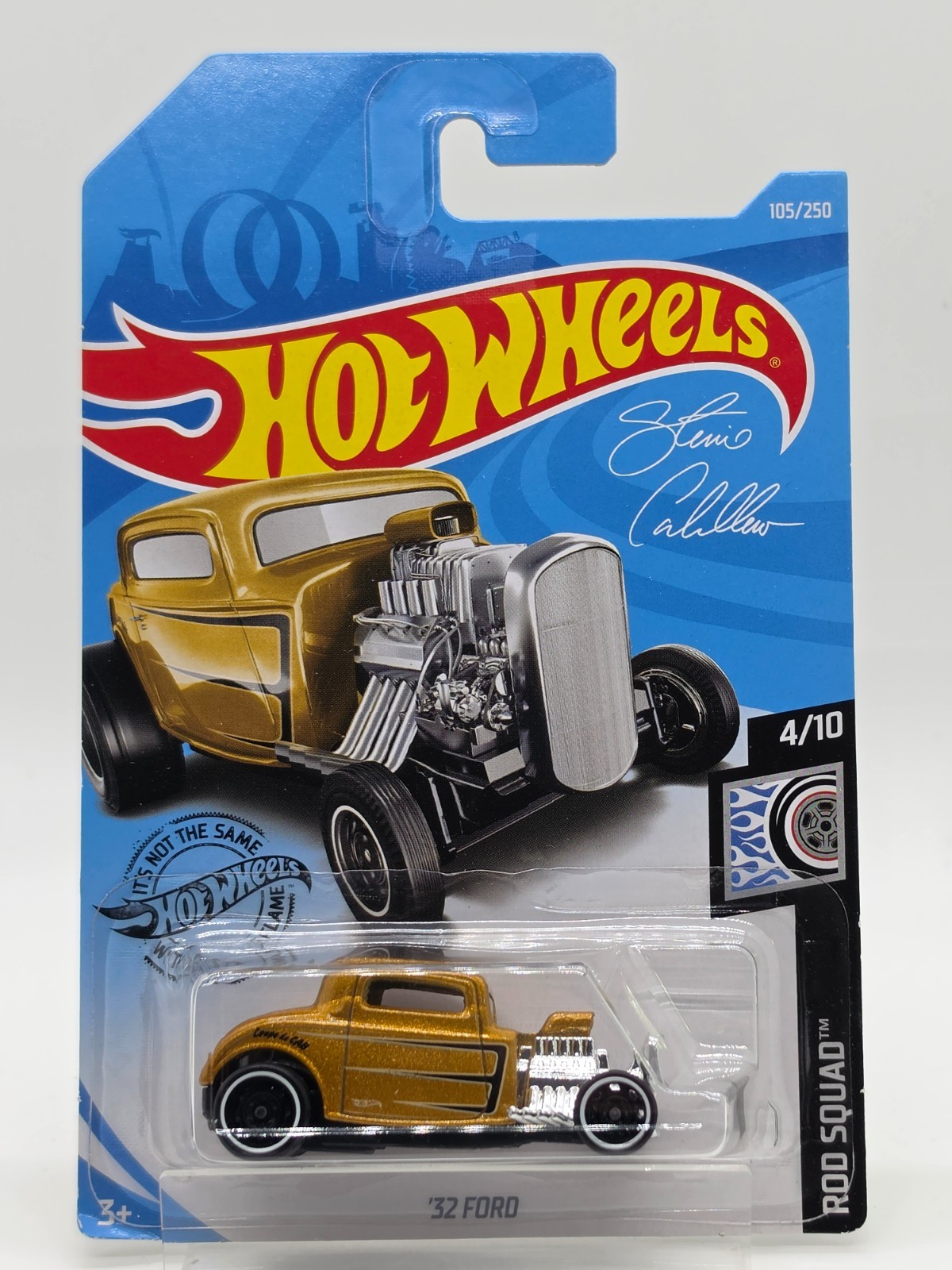 2017 Hot Wheels ’32 Ford Rod Squad Metallic Gold 4/10 #105/250