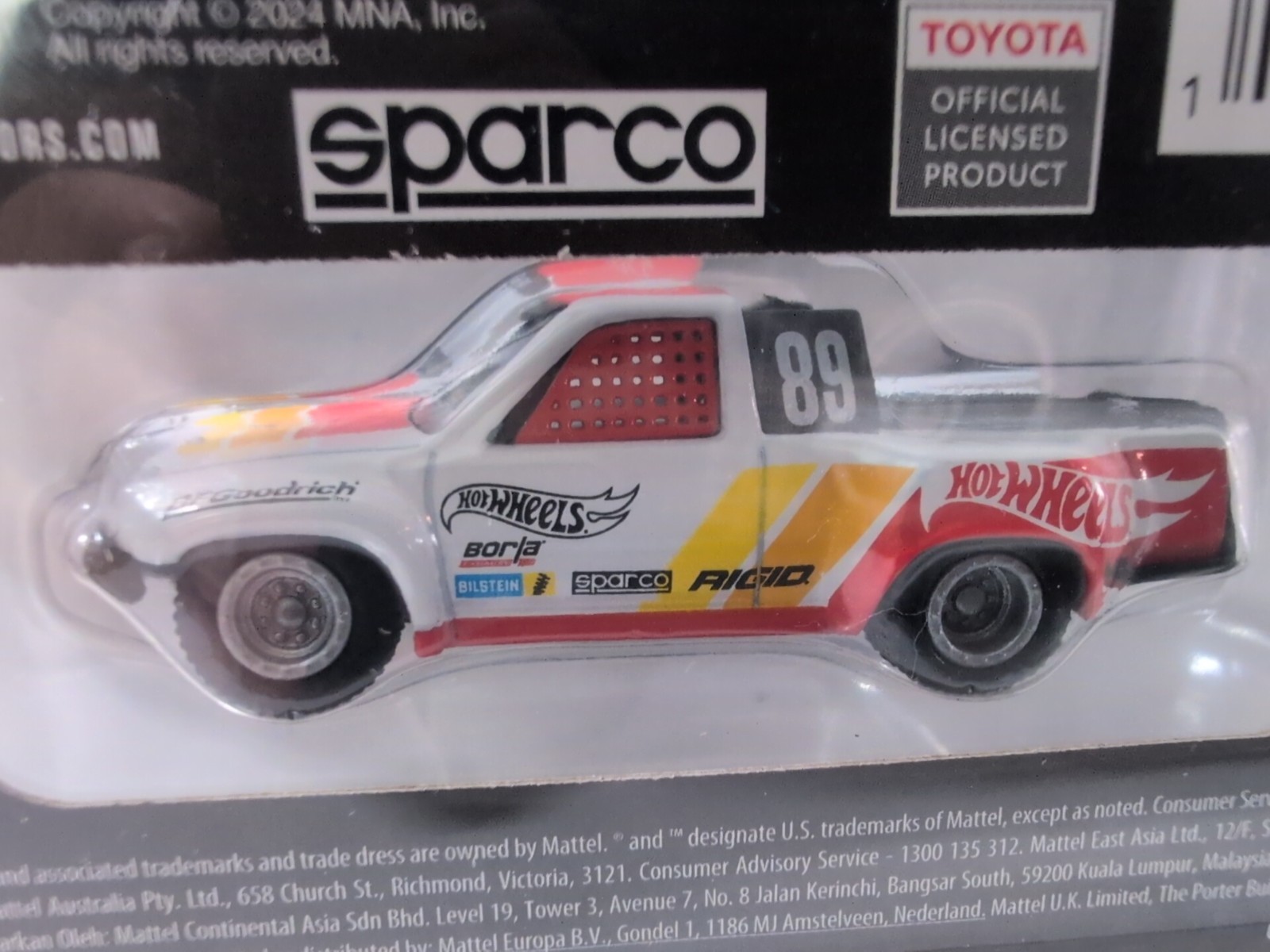2024 Hot Wheels Elite 64 1989 Toyota Hilux Stadium Truck With Protector NEW!