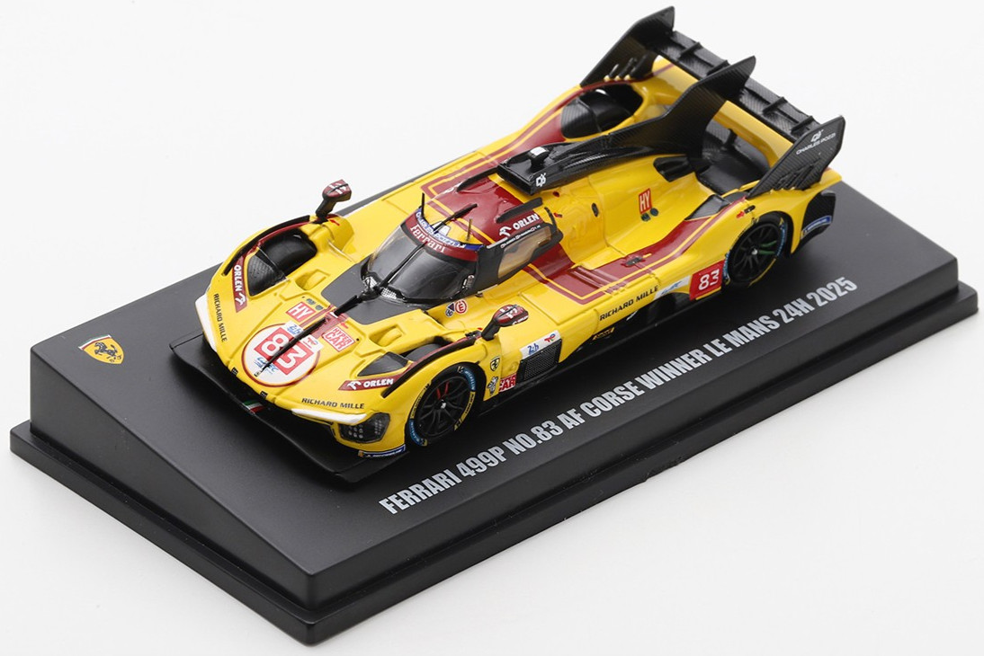 LookSmart Ferrari 499P #83 – AF Corse – 2025 24hrs Le Mans 1:64 Car LS64010LM