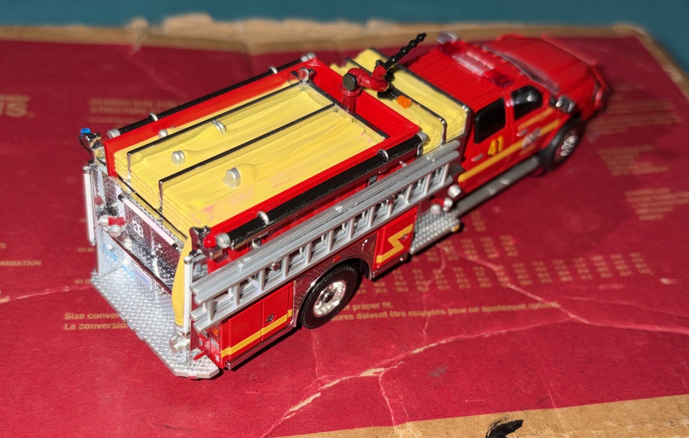 Kitbash Ram 5500 LAcFD Los Angeles County Fire Department Brush Patrol Truck 41
