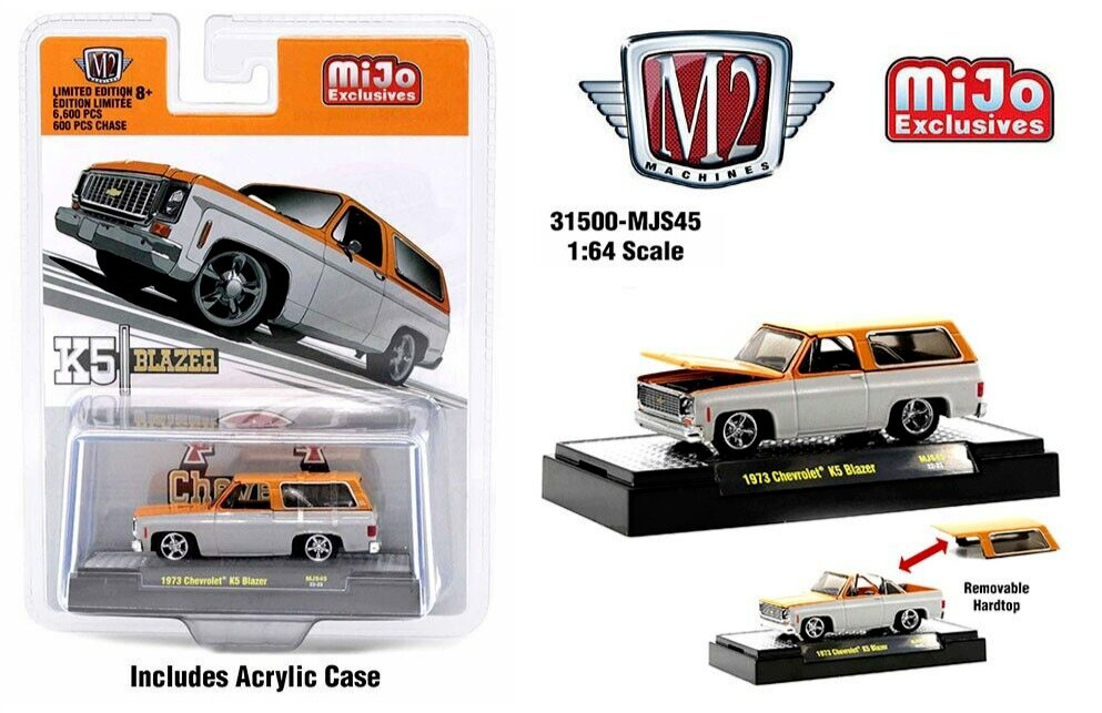M2 Machines 1:64 Mijo Exclusive 1973 Chevrolet K5 Blazer w/ Removable Top