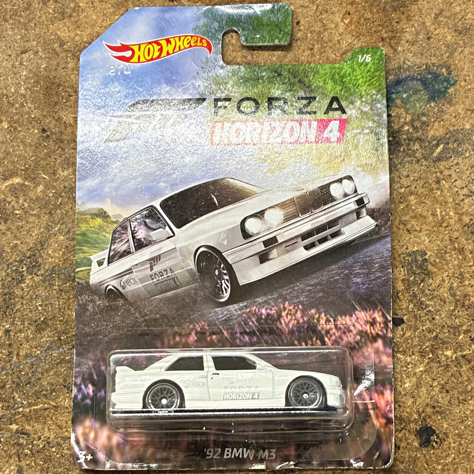 Hot Wheels Forza Horizon 4 ’92 BMW M3 White 1:64 Diecast Car Unopened