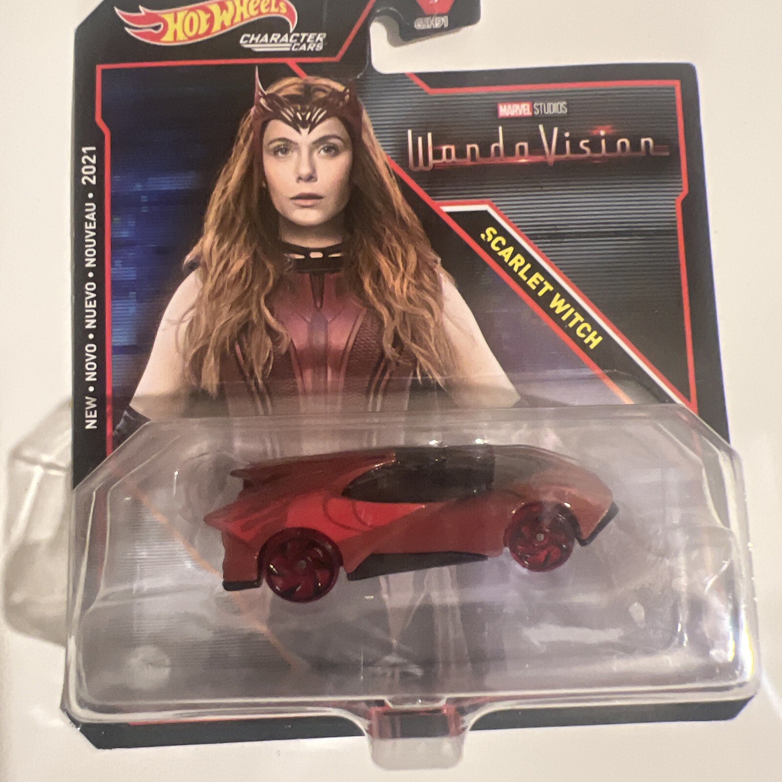 Hot Wheels Marvel Wanda Vision Character Cars: SCARLET WITCH (2020, Mattel)