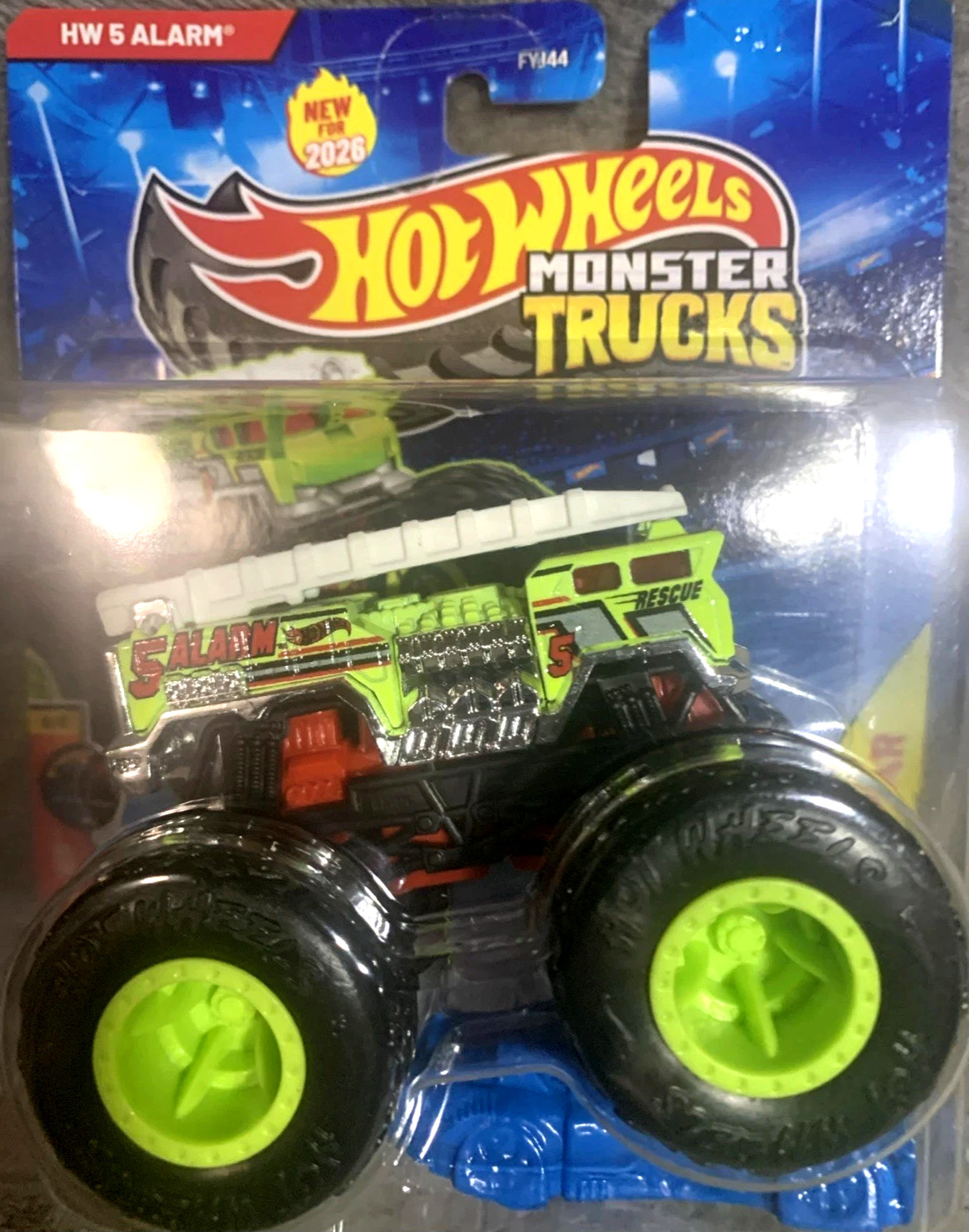 Hot Wheels Monster Trucks HW 5 Alarm #6/8 Champion Crashers New For 2026