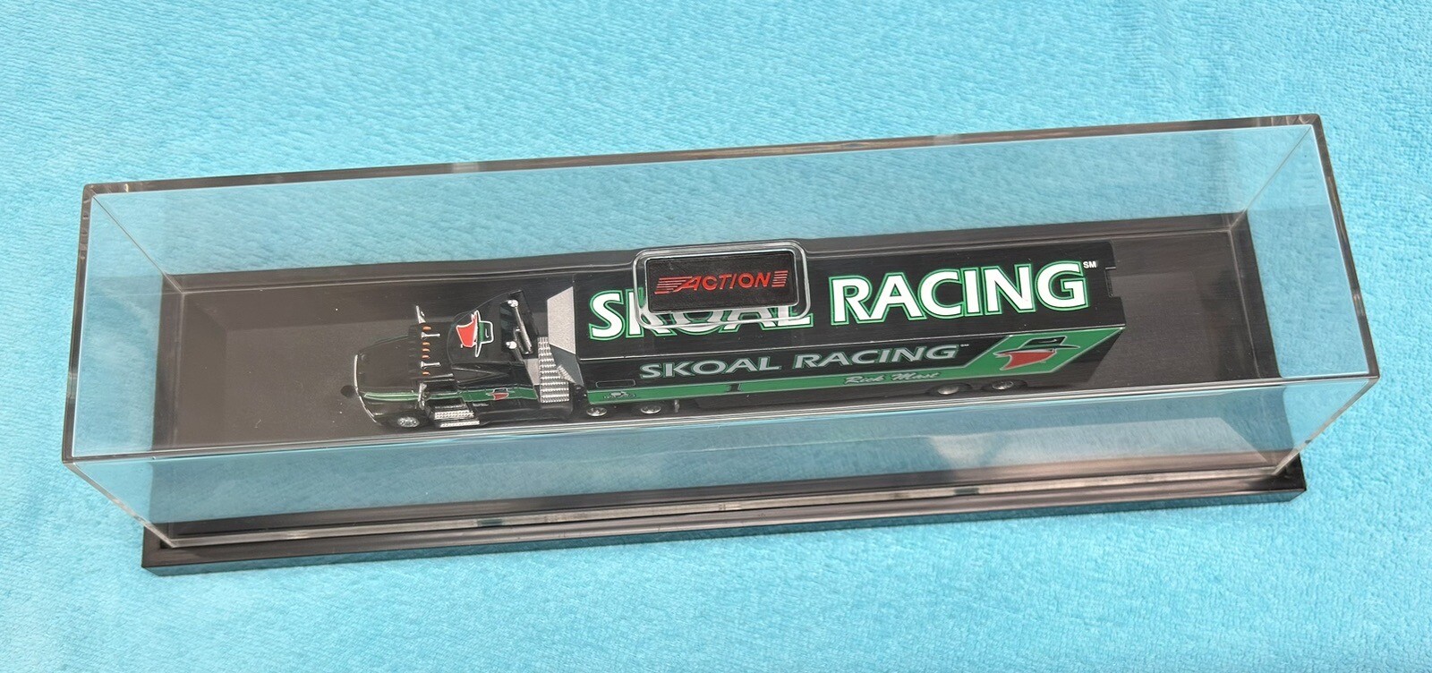 RICK MAST ACTION SKOAL RACING RACE CAR TRANSPORTER 1:96 SCALE ADULT COLLECTABLE