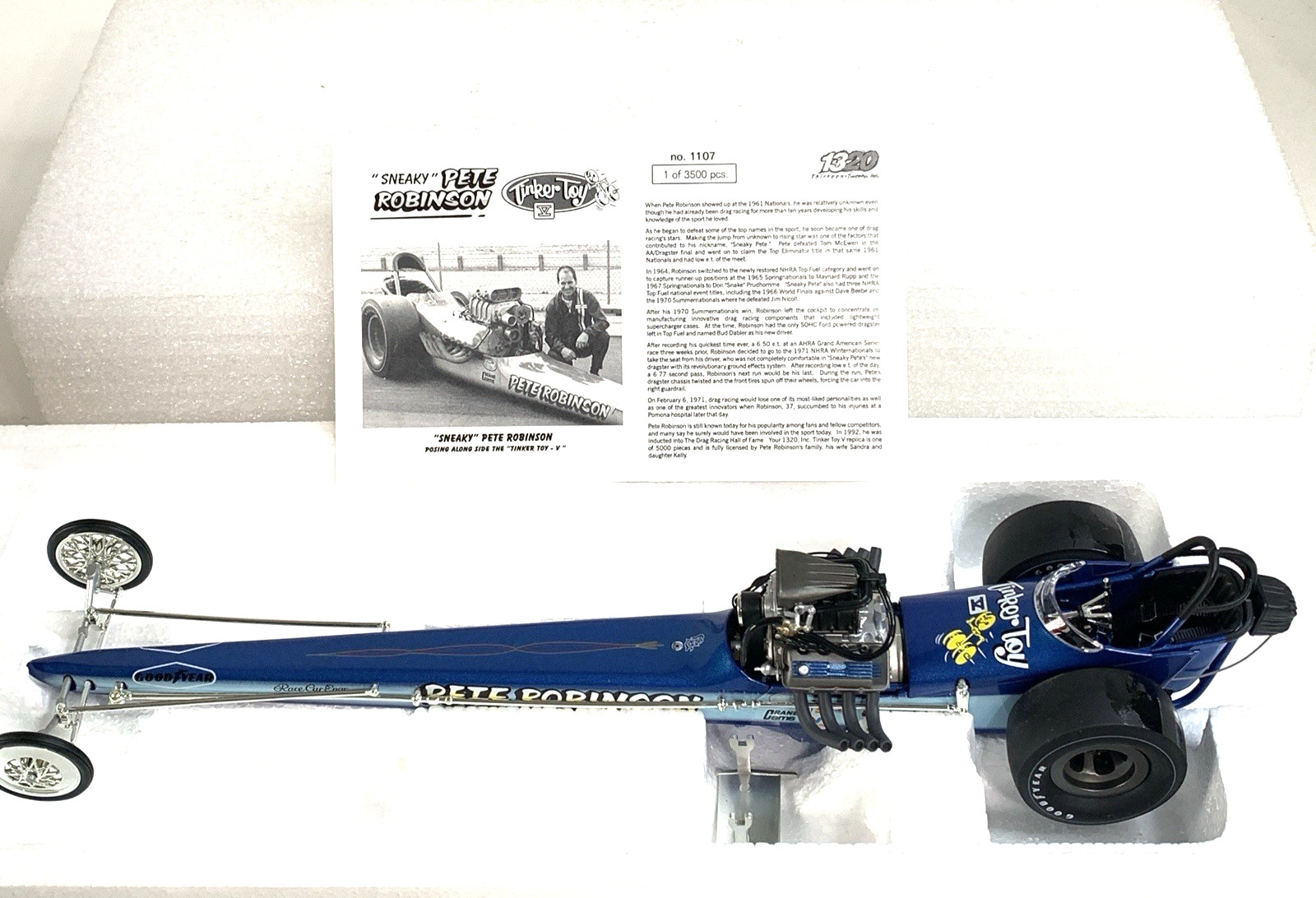 The Fuelers 1320 Sneaky Pete Robinson Tinker Toy #1107 1/24 Diecast NIB
