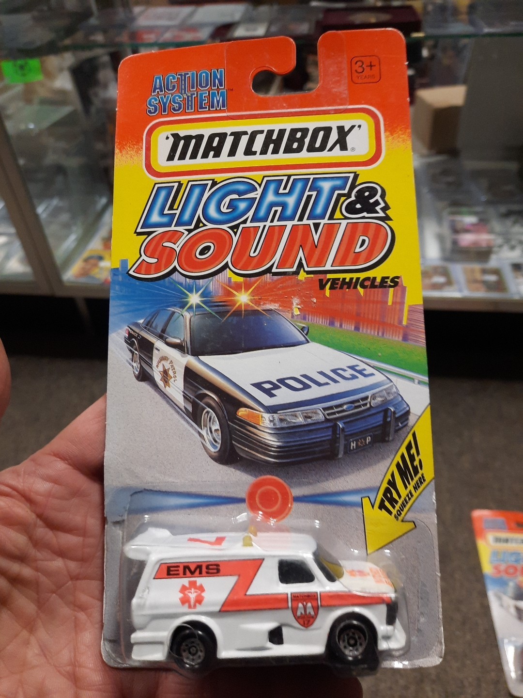 3 Car Lot Matchbox Light And Sound Vehicles EMS Fire Department Rescue Police