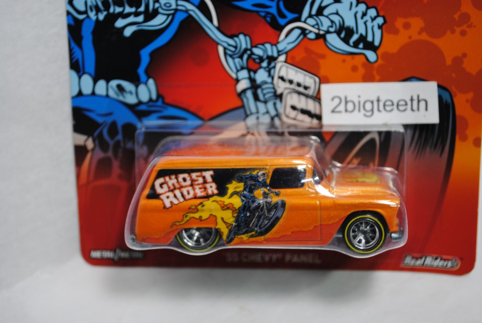 Hot Wheels Marvel Ghost Rider 55 Chevy Panel Truck Real Riders Pop Culture
