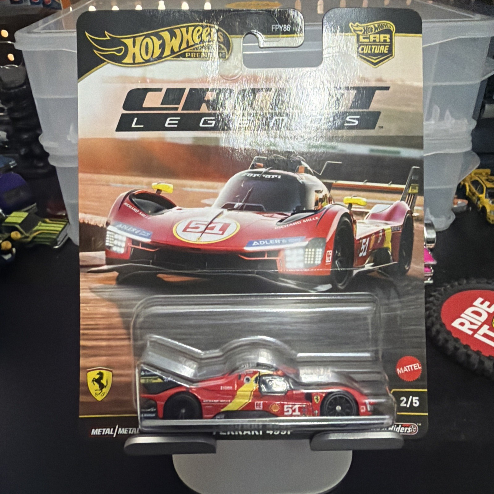 Hot Wheels Car Culture Series – Circuit Legends – Ferrari 499P – JBK49