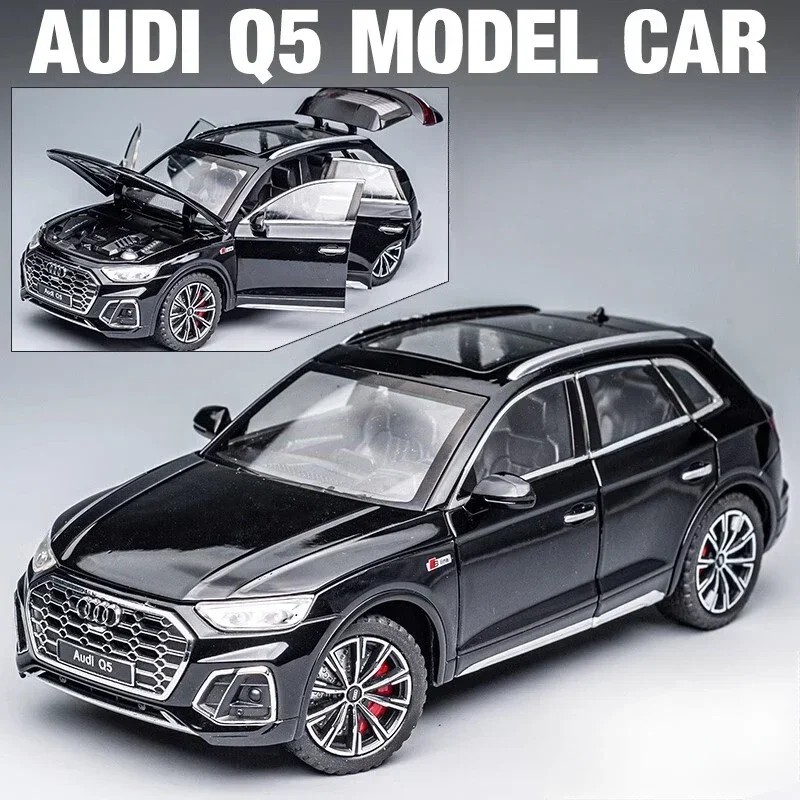 1:24 AUDI Q5 SUV Alloy Car Model Diecast & Toy Vehicle Metal Childrens Gift Kids