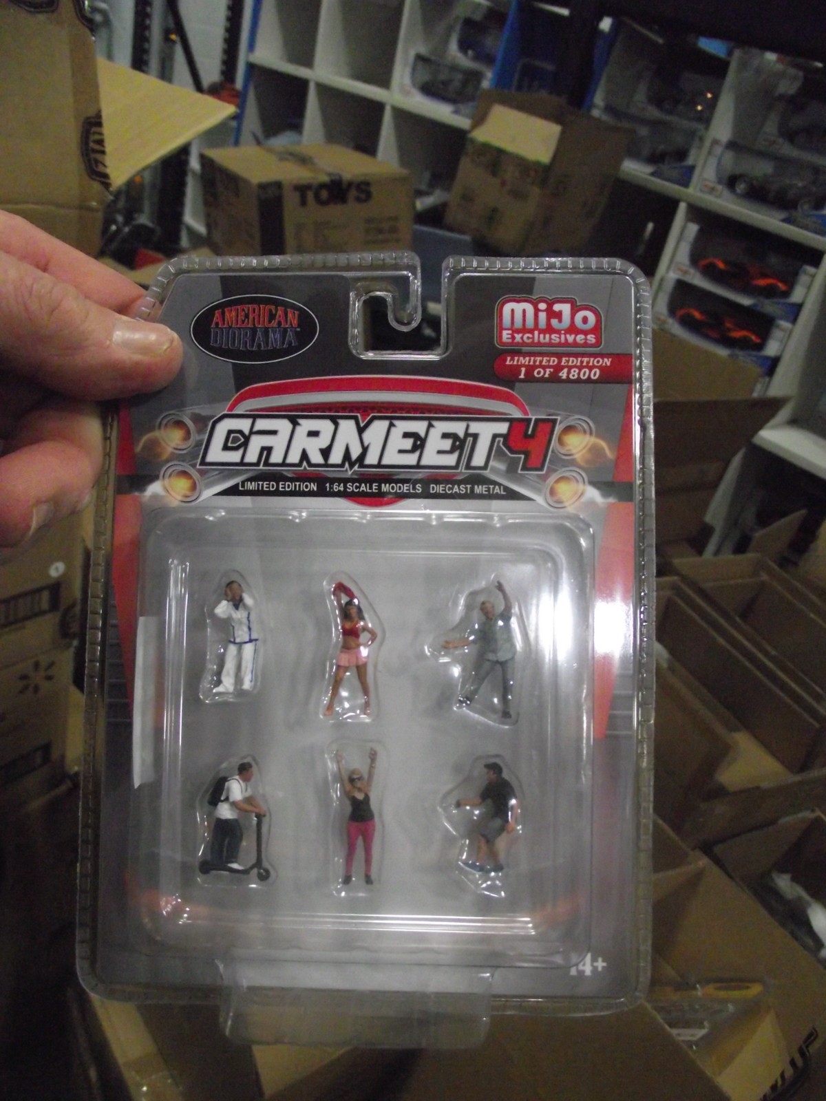 American diorama 1/64 MIJO carmeet 4 figure set NIB