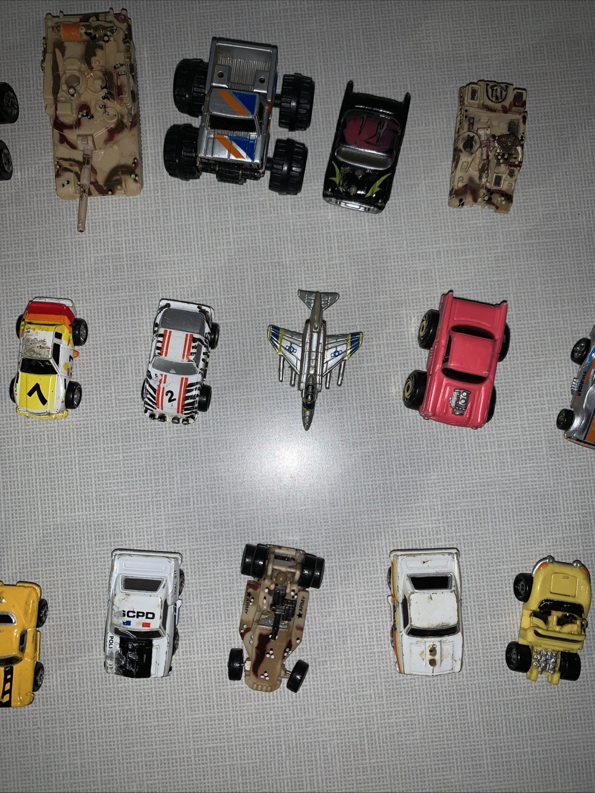 Vintage Lot of 29 Galoob Micro Machines Vehicles Cars Trucks Lot as shown